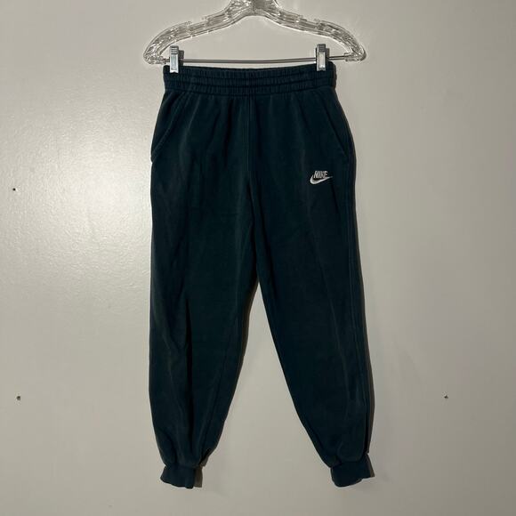 Nike Sportswear Jogger Green Faded Comfy Sweatpants Kids Size Medium - Picture 1 of 6